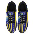 thumbnail image 2 of Down Syndrome Awareness In October We Wear Blue Running Shoes Sneakers Mesh Black Size 8, 2 of 5