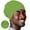 Green, variant on Women Men Double Layer Sleeping Cap Sets Non-Slip Everyday Casual Breathable Head Cap Elastic Wrap Head Cap All-Day Comfort Soft Turban-Style Hijabs for Women (One Size Color Red)