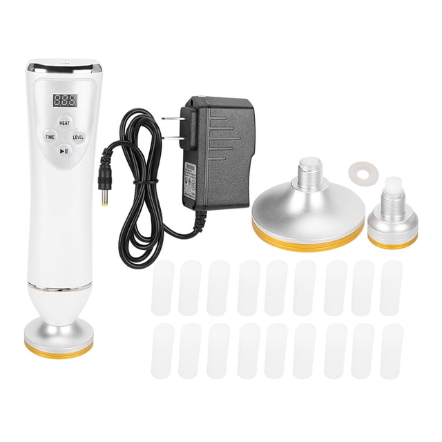 Masajeador eléctrico de calefacción con instrumento de desintoxicación linfática para raspado corporal (110-240V)