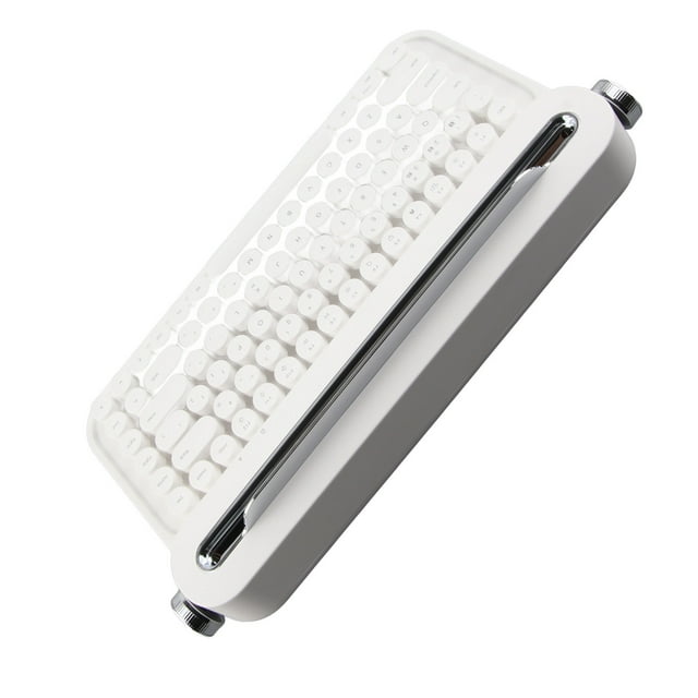 Clavier BT Vintage B305, Clavier Rétro Portable à 86 Touches pour Machine à Écrire avec Support Intégré, Compatible Téléphone Tablette, pour pour pour IOS