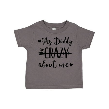 

Inktastic My Daddy Is Crazy About Me Cute Tribal Arrow Gift Toddler Boy or Toddler Girl T-Shirt