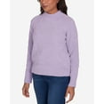 thumbnail image 6 of Alfred Dunner Womens Petite  Chenille Diamond Stitch Turtleneck Sweater, 6 of 6