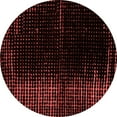 thumbnail image 1 of Ahgly Company Indoor Round Abstract Red Modern Area Rugs, 3' Round, 1 of 4