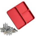 thumbnail image 4 of Bandeja de metal para tornillos, organizador de hardware, bandeja magnética para tuercas, bandeja para tornillos magnéticos para reparación de modelos RC, garaje de casa. rojo, 4 of 8