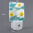 thumbnail image 2 of Naloa Daisy Flowers Night Lights Plug into Wall, Dusk to Dawn Sensor Warm White Led Night Light 0.5W, Nightlight suit for Adults, Bedroom, Bathroom, Hallway, Kitchen, 2 of 5