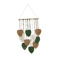 thumbnail image 3 of Tapiz de macramé tejido a mano para colgar en la pared, estilo bohemio, ideal como regalo para dormitorio o habitación infantil. Marrón, 3 of 9
