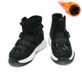 thumbnail image 3 of Boys Girls Platform Non Slip Mid Calf Snow Boots Winter Warm Fleece Lined High Top Slip On Sneakers, 3 of 5