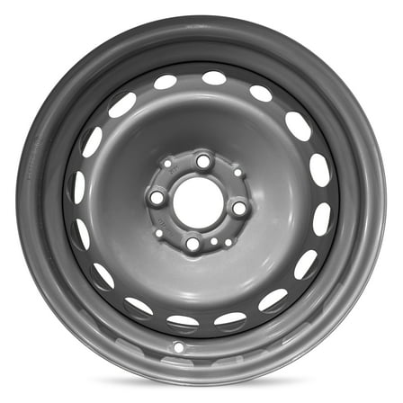 For 2016-2019 Smart Fortwo 15 Inch Painted Silver Rim - OE Direct Replacement - Road Ready Car Wheel