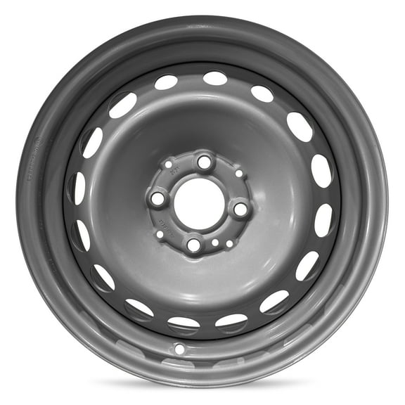 For 2016-2019 Smart Fortwo 15 Inch Painted Silver Rim - OE Direct Replacement - Road Ready Car Wheel