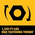 thumbnail image 4 of Llave de impacto inalámbrica DEWALT 20V MAX 1/2 Hog Ring DCF961B, 4 of 9