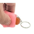 thumbnail image 5 of 2 Pack - Naughty Squeeze Pooping Pink Pig Keychains (2") Animals Poop TURD Key Chain Ring, 5 of 9