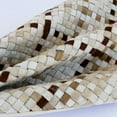 thumbnail image 4 of Ox Bay Brody 16" x 24" Ivory/Brown Woven Faux Hide Adult Decorative Lumbar Throw Pillow Cover, 4 of 9