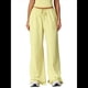 thumbnail image 1 of Pantalones Deportivos Casuales Holgados de Pierna para Mujer, Rectos, de Tiro Bajo, con Bolsillos con Cordón Elástico Amarillo S, 1 of 8