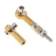 thumbnail image 3 of 2 varillas de dirección RC mejoradas para accesorios de coches modelo HSP 94123/94103 dorado, 3 of 9