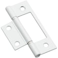 thumbnail image 1 of 3" Non-Mortise Hinges for Bifold Door - White, 3 Pack, 1 of 1