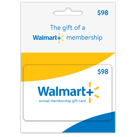 Walmart+ Annual Membership Gift Card