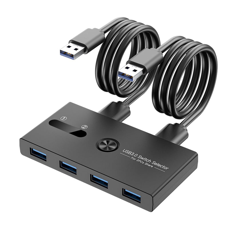 USB 2 4 Out KVM Docking Station Printer Sharing Device Monitor Adapter KVM Converter - Walmart.com