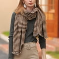 thumbnail image 5 of LEKODE Plaid Scarf for Women Shawl Wraps for Women Long Scarves for Women Womens Scarfs Scarves for Women Scarves for Women Dressy Bufandas Para Mujer A A, 5 of 8