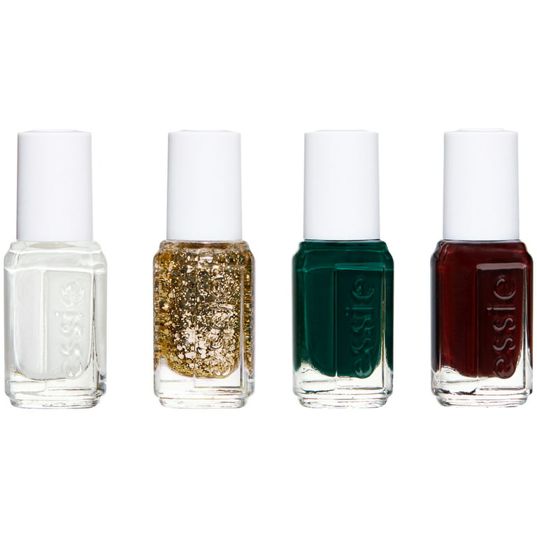 nail 4 1 holiday essie kit pieces, gift set, polish edition mini sellers, limited best