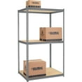 thumbnail image 2 of Global Industrial 580892GY 84 x 48 x 48 in. High Capacity 3 Levels Starter Rack with Wood Deck, Gray, 2 of 3