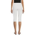 thumbnail image 3 of Real Size Women's 17" Pull On Stretch Bling Capri, 3 of 6