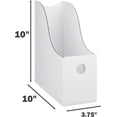 thumbnail image 2 of Zshan Heavy Duty White Magazine Rack, Magazine Storage Organizer, 2 of 8