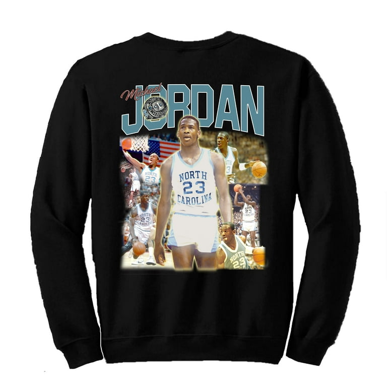Vintage 90S Graphic Style Michael Jordan Sweatshirt Back Side Michael Jordan Shirt Retro American Basketball Bootleg Gift Walmart