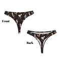 thumbnail image 3 of Fotbe Jumping Skull Tanga Sin Costuras para Mujer con Estampado – Panties Invisibles, Transpirables y Cómodos para Uso Diario-Large, 3 of 6