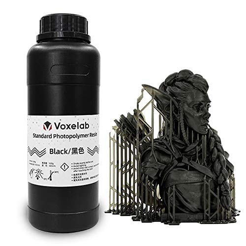 Resina de Impresora Fotopolimero Estándar Voxelab color Negro VOXELAB 4147-ST-05-BLK