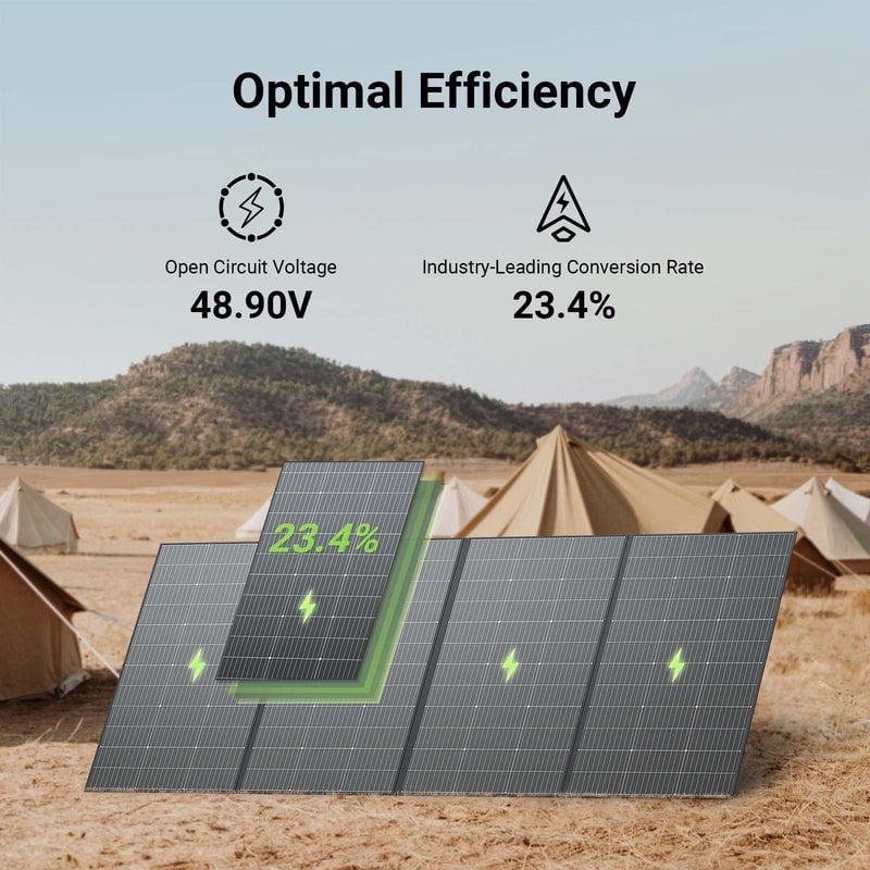 DABBSSON 3430Wh 3600W Power Station DBS3500 with 420W Solar Panels Portable Kit, Solar Generator for Home Backup, Emergency