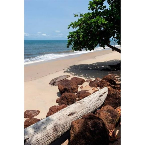 Danita Delimont PDDAF17ALA0044 View of The Ocean On The Gulf of Guinea Libreville Gabon Poster Print by Alida Latham, 23 x 35