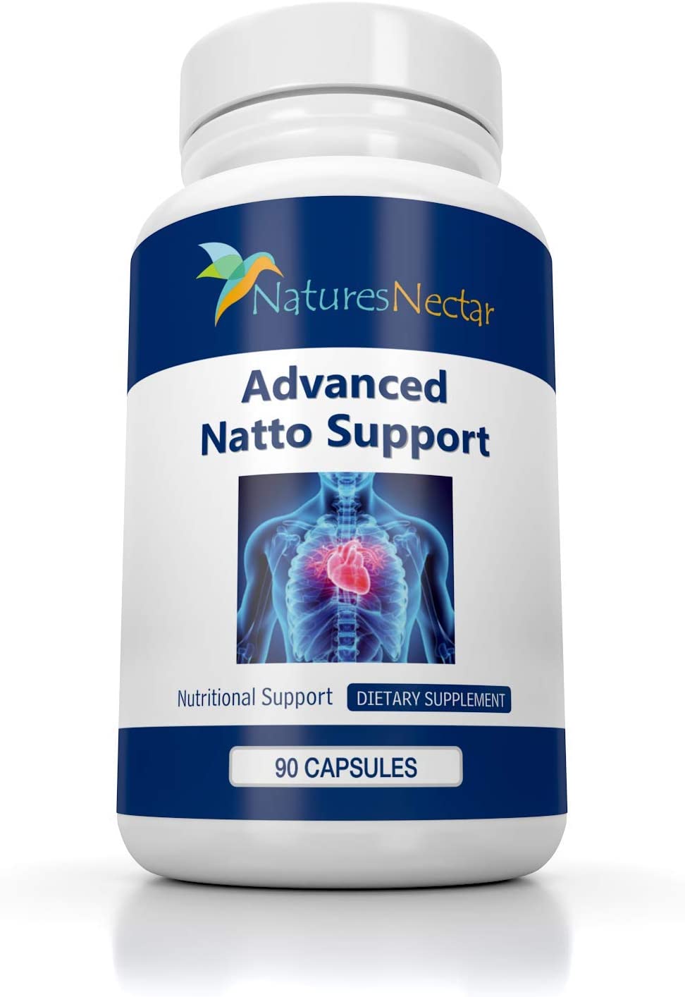 Nattokinase 5000 FU Supplement- 250mg of Natto Kinase Powder All Natural Blood Thinner Capsules Made from Organic Fermented Beans Can Help to Improve Blood Circulation
