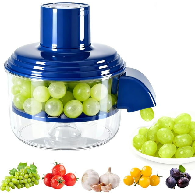 Pelador Eléctrico Automático de Frutas 50W Recargable USB para Uvas Tomates Cherry y Ajos Diseño Portátil Sin Cables