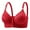Red, variant on Supportive Sports Bras for Women Front Closure Bras for Women No Underwire Front Close Bras for Women Daisy Bras for Older Women Plus Size Lace Bralette Womens Bras 46dd