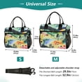 thumbnail image 4 of FORMRS Insulated Lunch Bag for Work School Unisex Large Capacity Cooler with Shoulder Strap, Art Field, 4 of 6