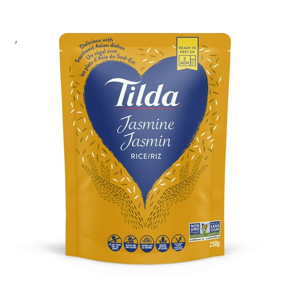 Tilda Ready-to-heat Steamed Jasmine Rice  250G