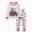 Red, variant on NOLDARES Enfants Toddler Long Sleeve Cartoon Pattern Pajamas Soft Kids Fall Winter Pijama(M531-Blue)