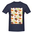 thumbnail image 4 of Bingfone Thanksgiving Turkey Men'S Loose Fit Short-Sleeve Pocket T-Shirt, 4 of 7