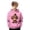 Swt 37# Pink, variant on WAYUTE Girls Sweatshirts Boys Cow Print Cute Hooded Sweatshirt Casual Pullover Soft Jacket for Kids