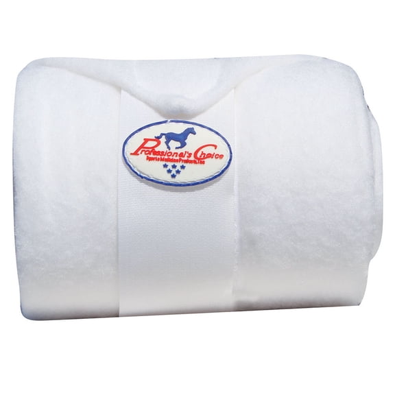 Professionals Choice Polo Wraps Solid 4 Pack White OS