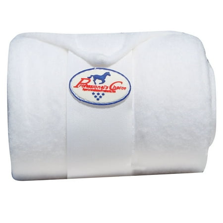 UPC: 0782146255437 | 81PC White Professional Choice Tack Horse Leg Pile Fleece Polo Wrap Set Of 4