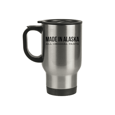 Alaska Travel Mug - 14oz Stainless Steel Coffee Cup - Made in the USA Gift