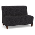 thumbnail image 1 of Lesro Ravenna Reception Armless Loveseat in Black, 1 of 5