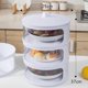 thumbnail image 2 of Cubierta De Aislamiento De Alimentos Apilable Caja De Almacenamiento De Conservación De Calor A Prueba De Polvo Para Cocina Casera sonducket HA035346-00, 2 of 6