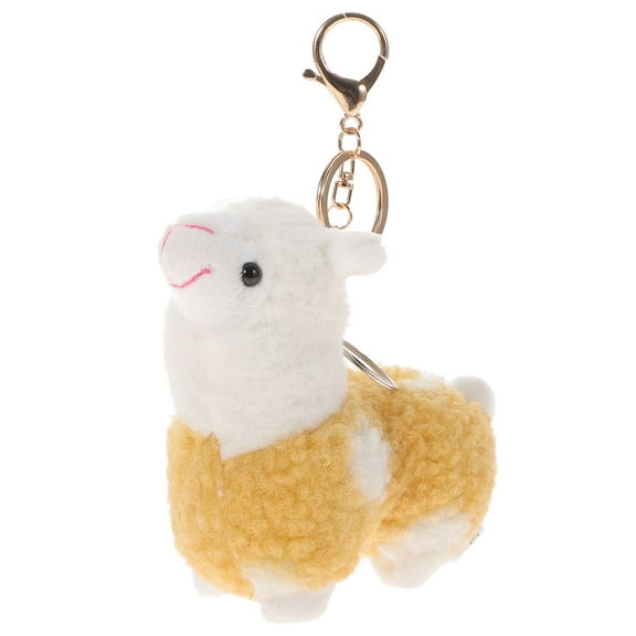 LULULION Stuffed Toy Key Chain Alpaca Key Chain Pendant Plush 1Set