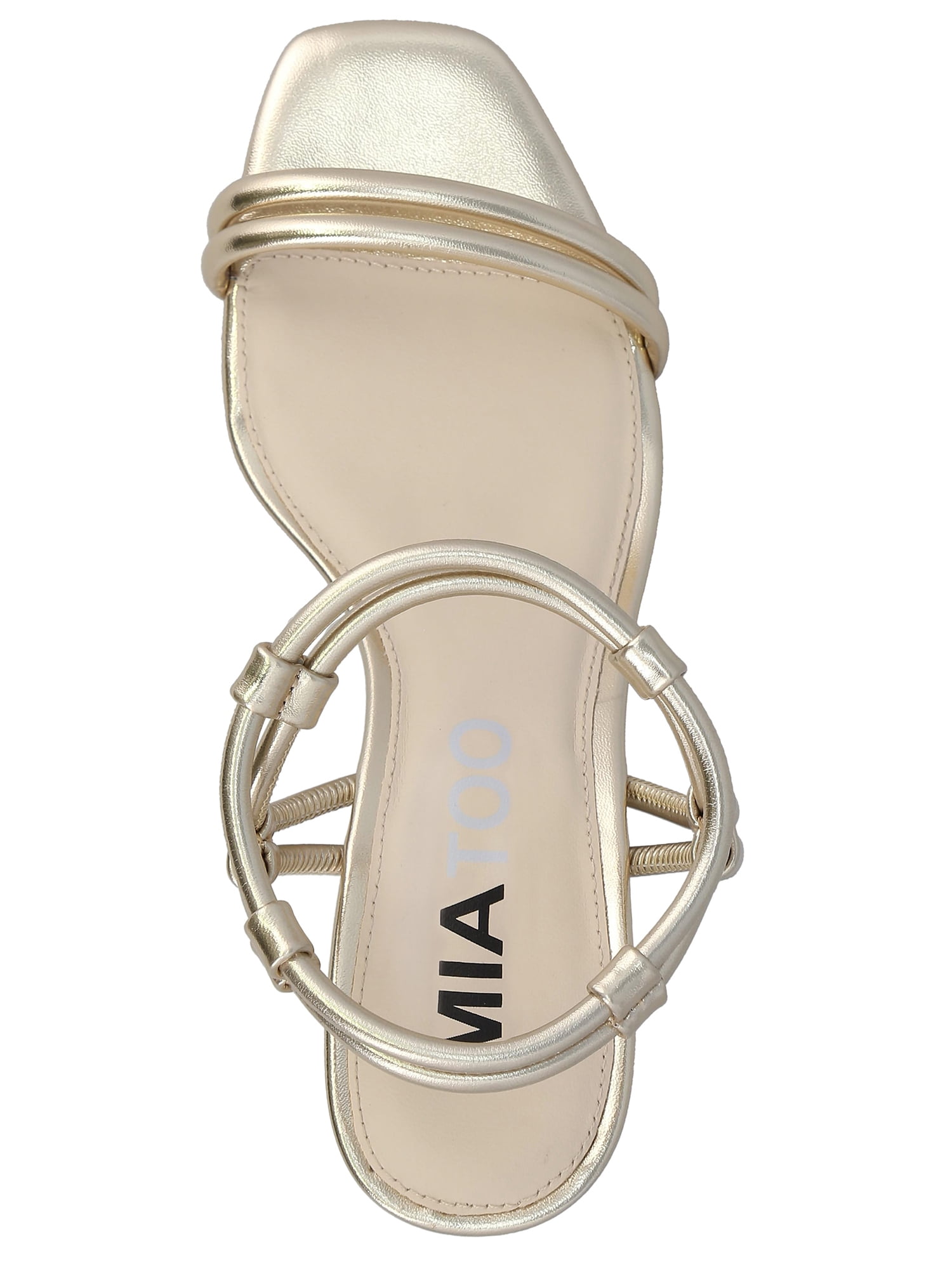 MIA TOO Women's Annelise Block Heel Ankle Strap Sandal