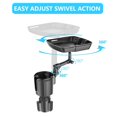 thumbnail image 3 of BAOSITY Car Cup Holder Tray Drink Holder Adjustable Base 3 in 1 Expandable Auto Accessories Road Trip Essentials Car Food Tray Table, 3 of 6