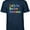 NAVY, variant on Teelocity Let's Be Better Humans Positive Graphic T-Shirt (Large - Standard Fit, Charcoal Heather Primary Colors)