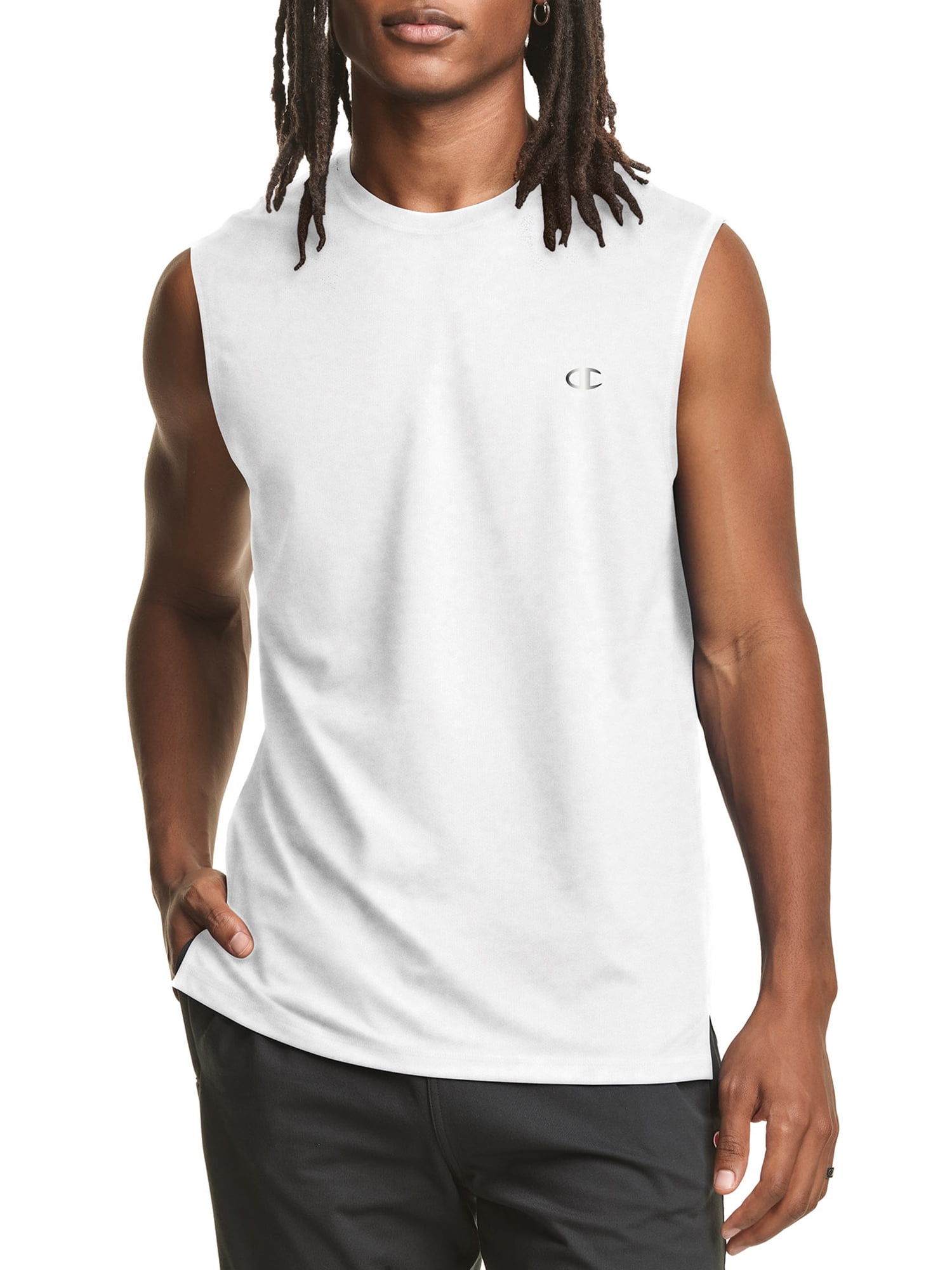 champion double dry muscle tee