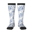 thumbnail image 1 of Fotbe Rose Flowers Calcetas Divertidas Estampadas para Hombre y Mujer, Calcetas de Algodón hasta la Rodilla para Caminar, Correr, Enfermería y Embarazo, 1 of 6